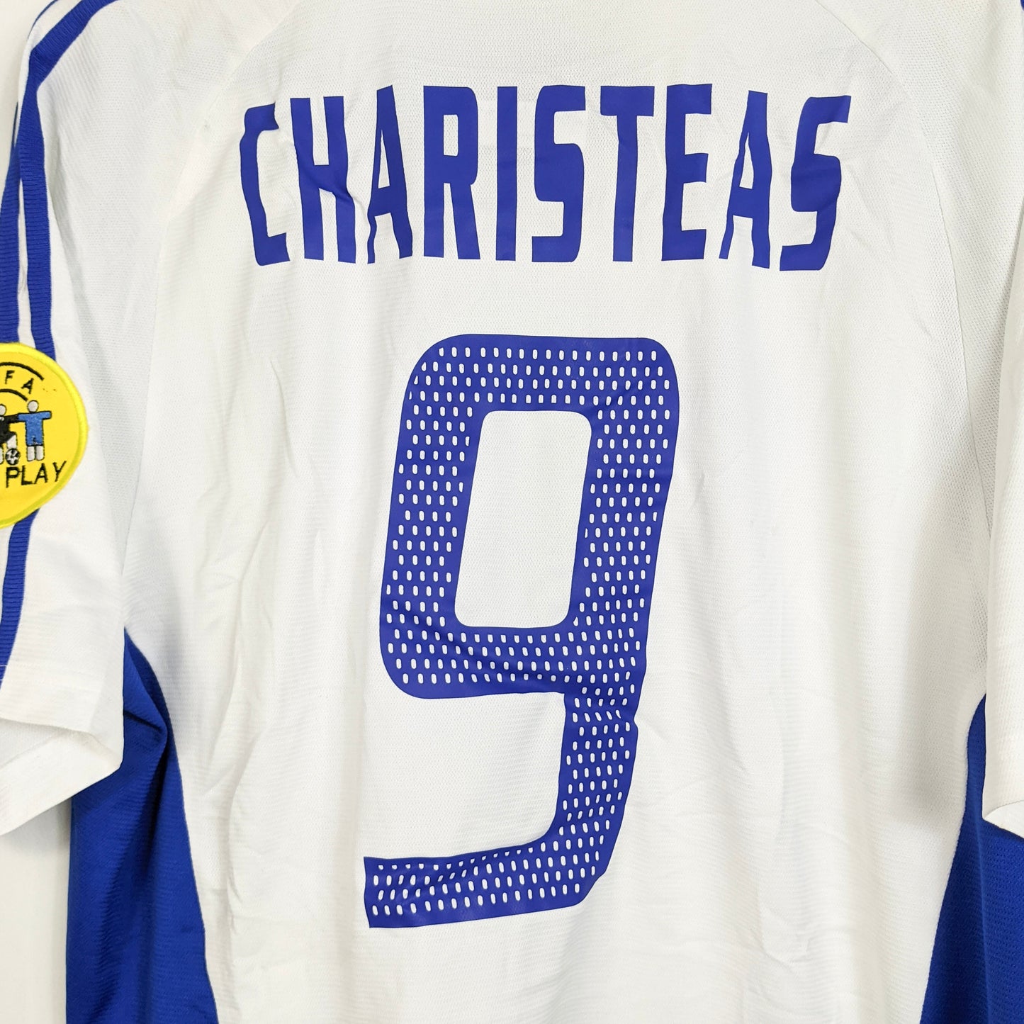 Original Greece 2004 Away - Charisteas #9 Size L
