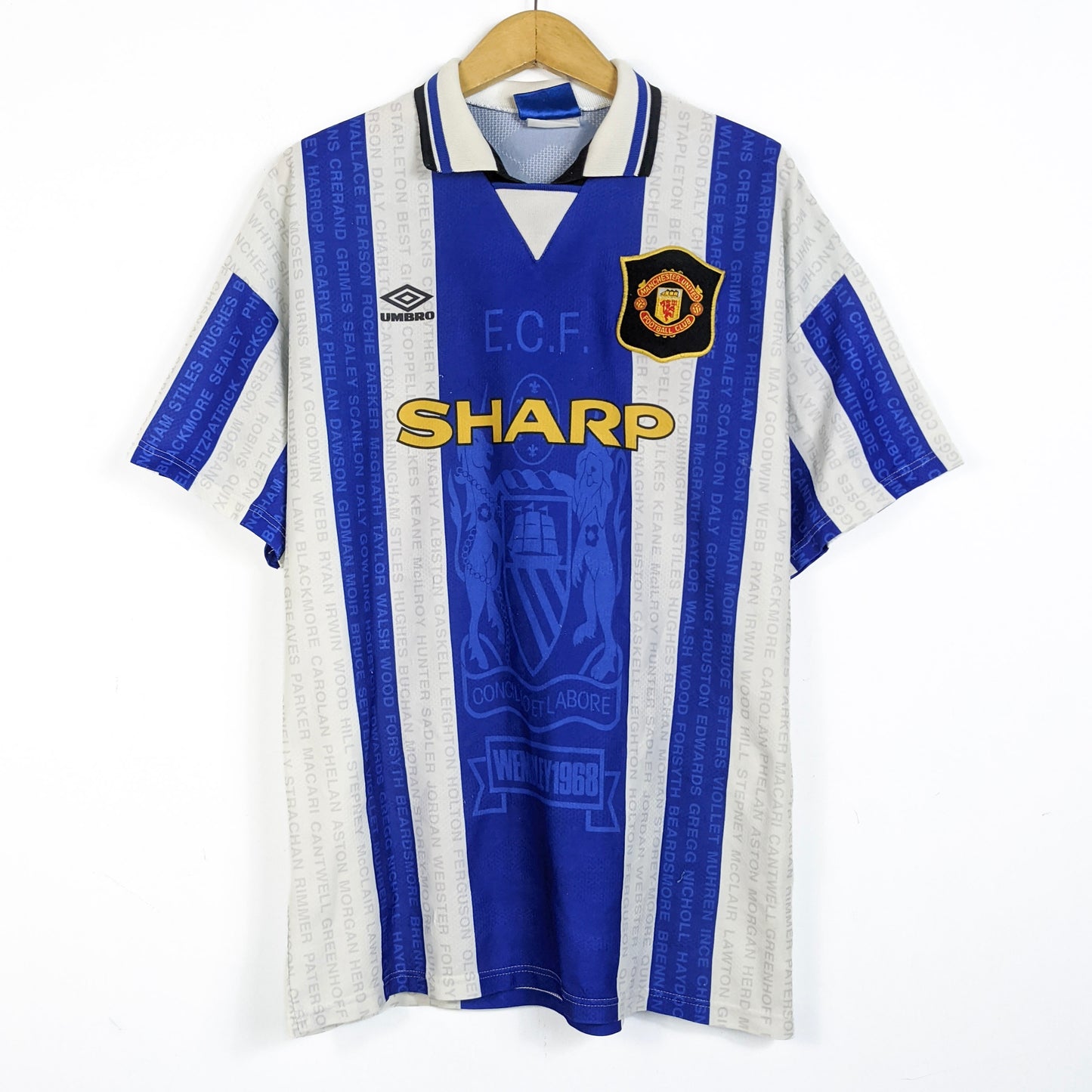 Original Manchester United 1994/96 Third - Beckham #24 Size XL