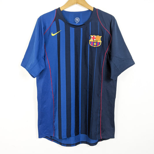 Original Barcelona 2004/05 Away - Ronaldinho #10 Size L