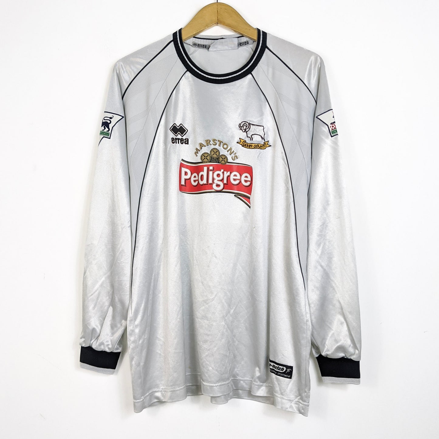 Original Derby County 2001/02 Home - Ravanelli #11 Size XL (Long Sleeve)