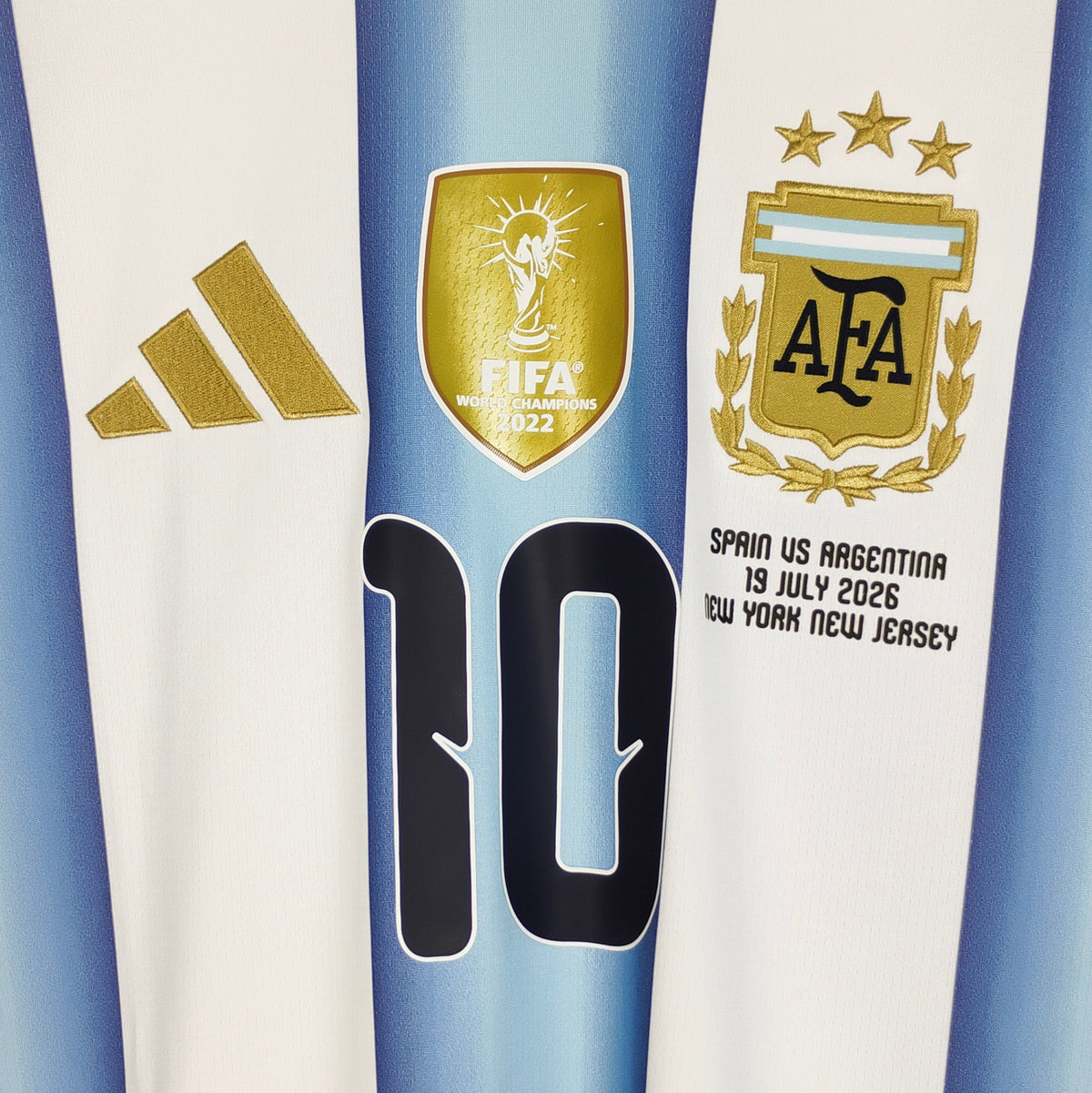 Original Argentina 2026 Home - Messi #10 Size M (Long Sleeve) (Bnwt)