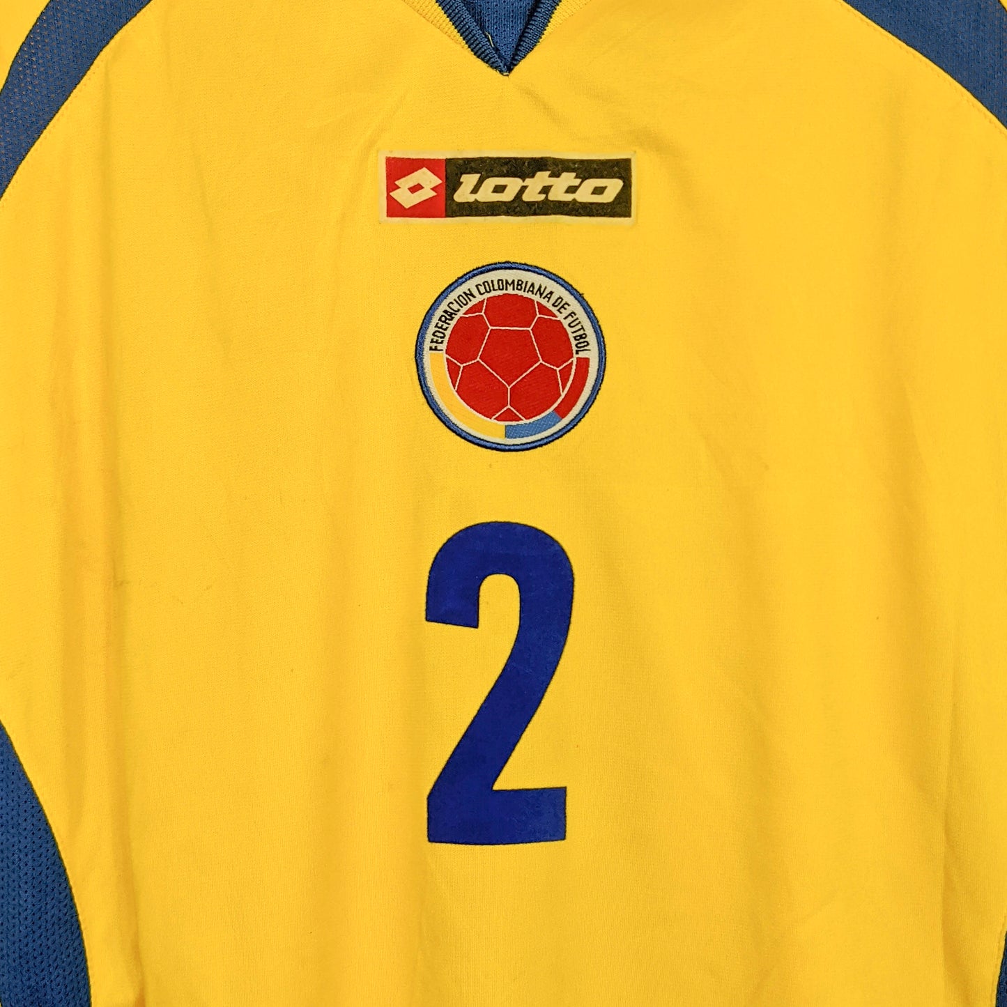 Original Colombia 2006/07 Home - Ivan Cordoba #2 Size L