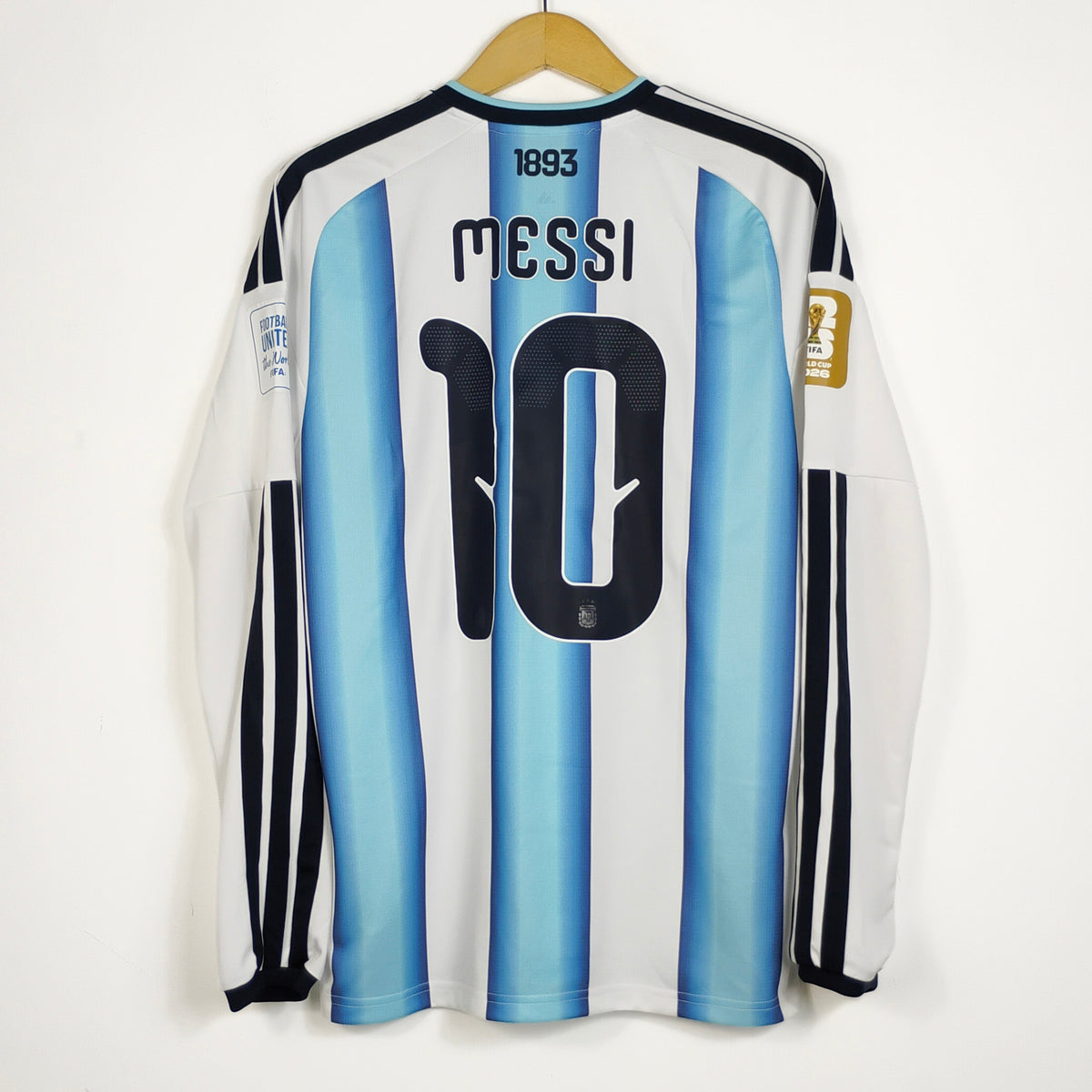 Original Argentina 2026 Home - Messi #10 Size M (Long Sleeve) (Bnwt)