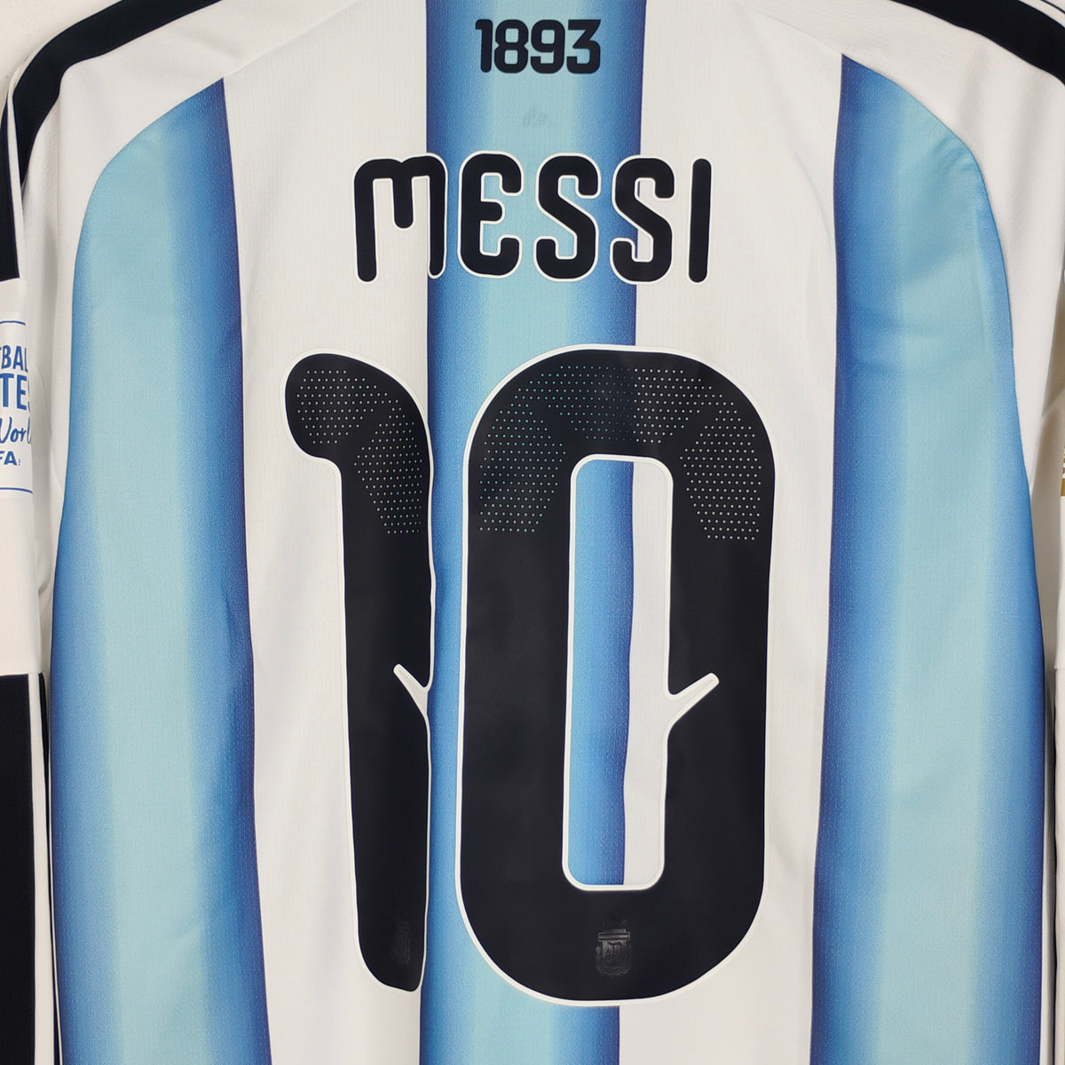 Original Argentina 2026 Home - Messi #10 Size M (Long Sleeve) (Bnwt)