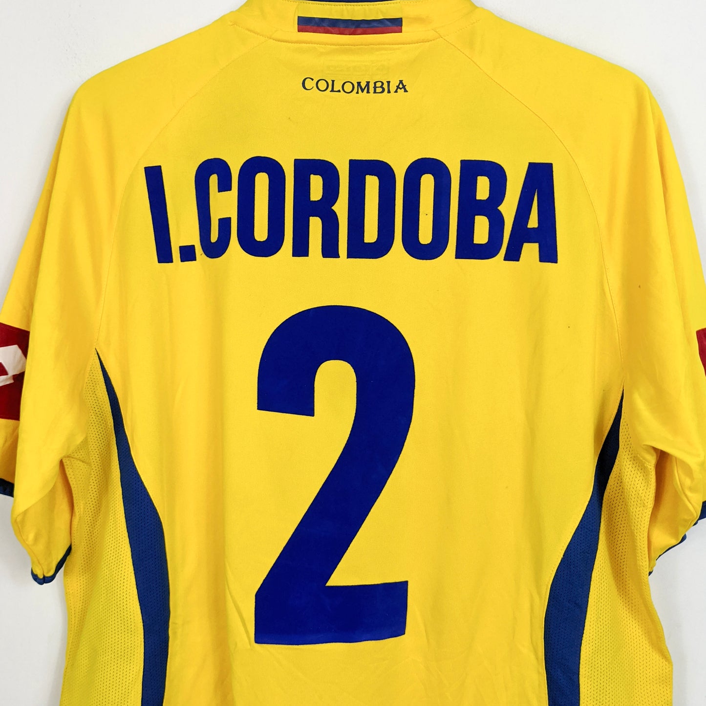 Original Colombia 2006/07 Home - Ivan Cordoba #2 Size L