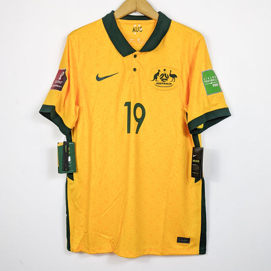 Original Australia 2020/21 Home - Souttar #19 Size L (Bnwt)