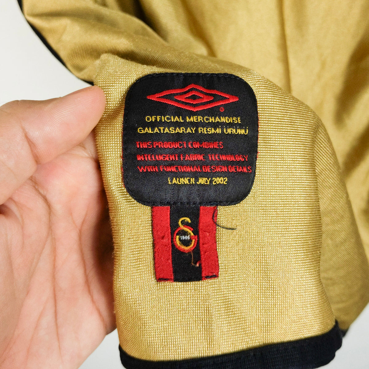 Original Galatasaray SK 2002/03 Fourth - Ümit Karan #9 Size fit L