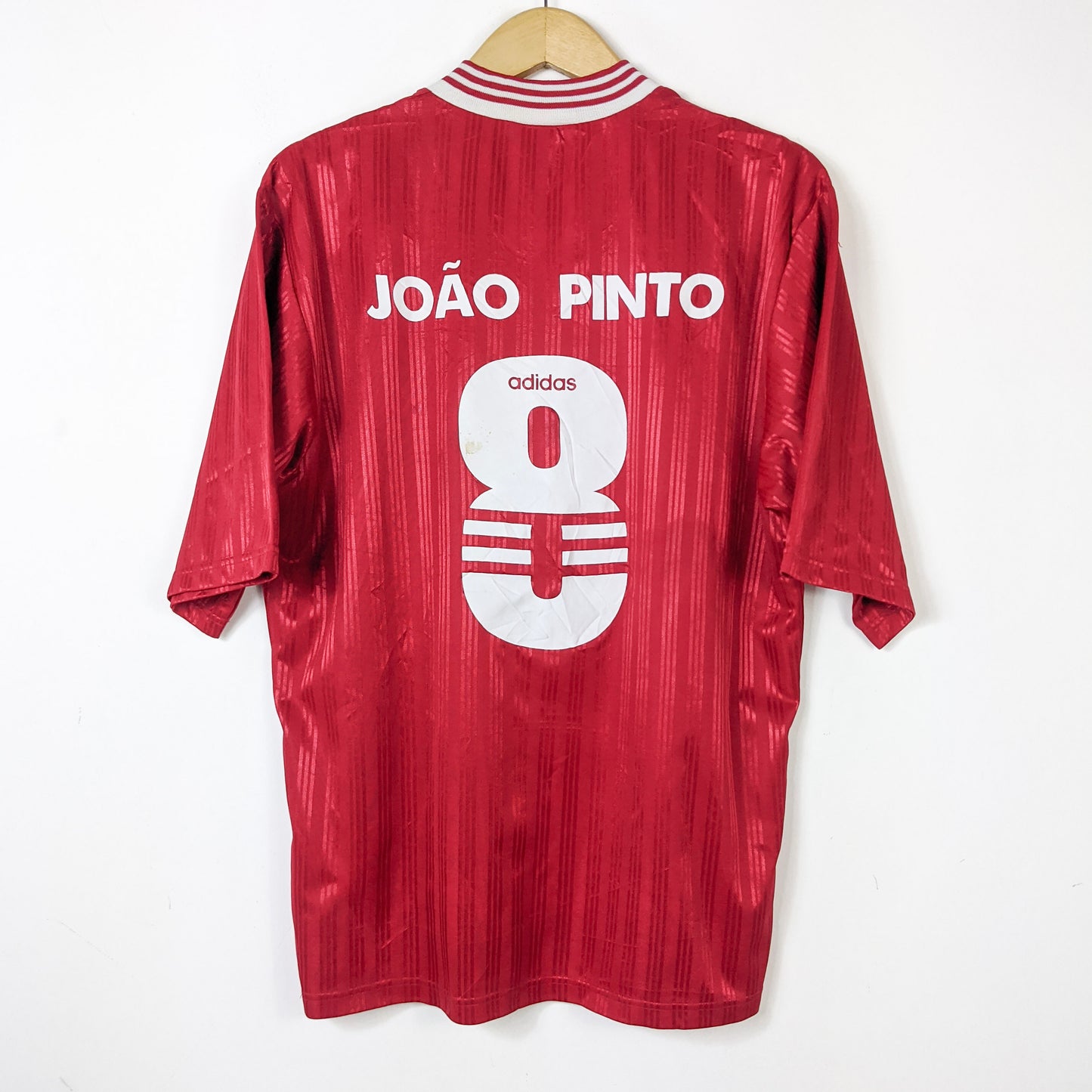 Original Benfica 1997/98 Home - Joao Pinto #8 Size M