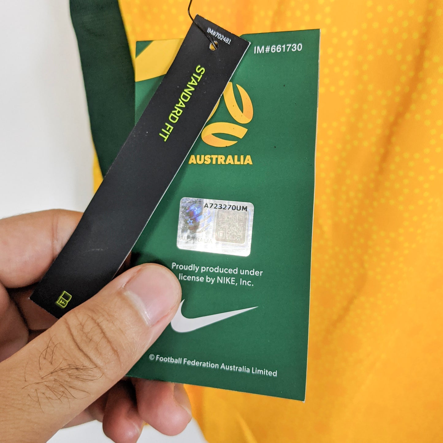 Original Australia 2020/21 Home - Souttar #19 Size L (Bnwt)