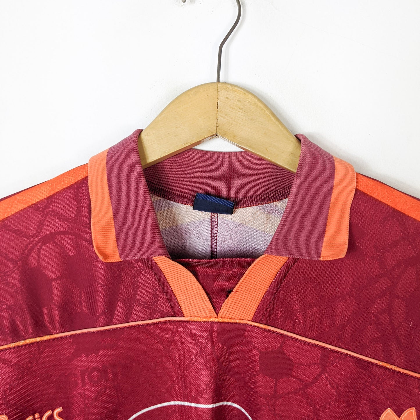 Original AS Roma 1995/96 Home - Totti #20 Size fit L (Long Sleeve) (Player Issue)