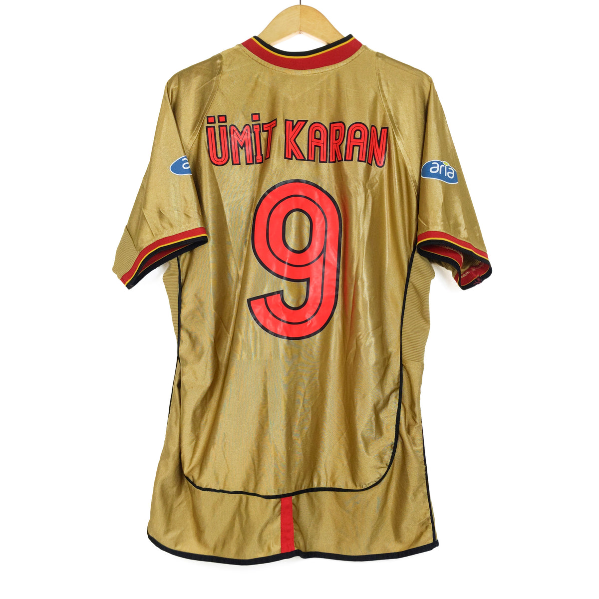 Original Galatasaray SK 2002/03 Fourth - Ümit Karan #9 Size fit L