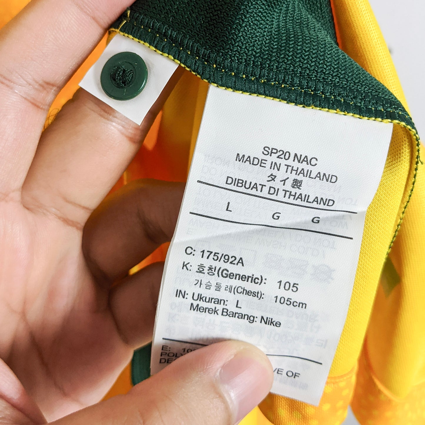 Original Australia 2020/21 Home - Souttar #19 Size L (Bnwt)