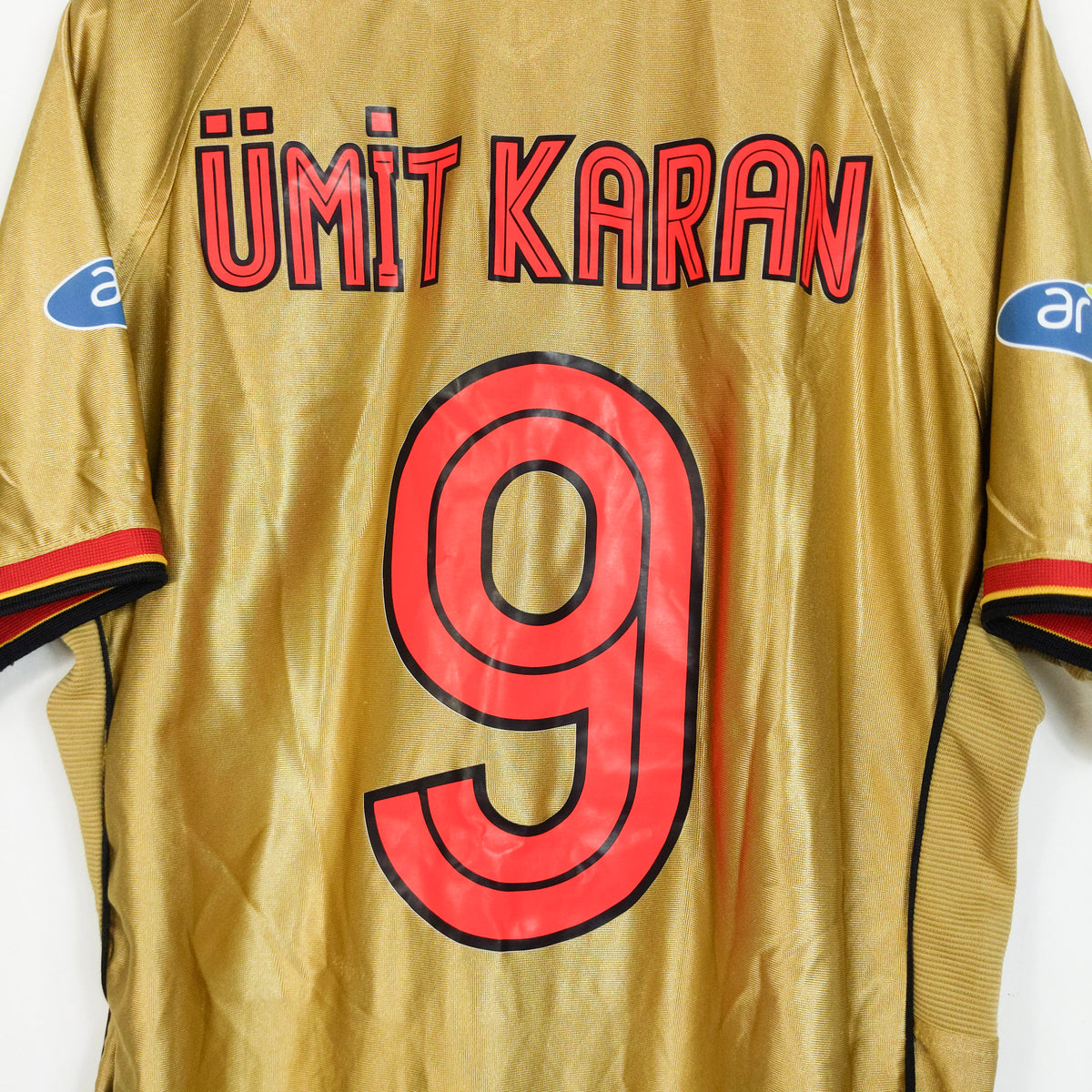 Original Galatasaray SK 2002/03 Fourth - Ümit Karan #9 Size fit L