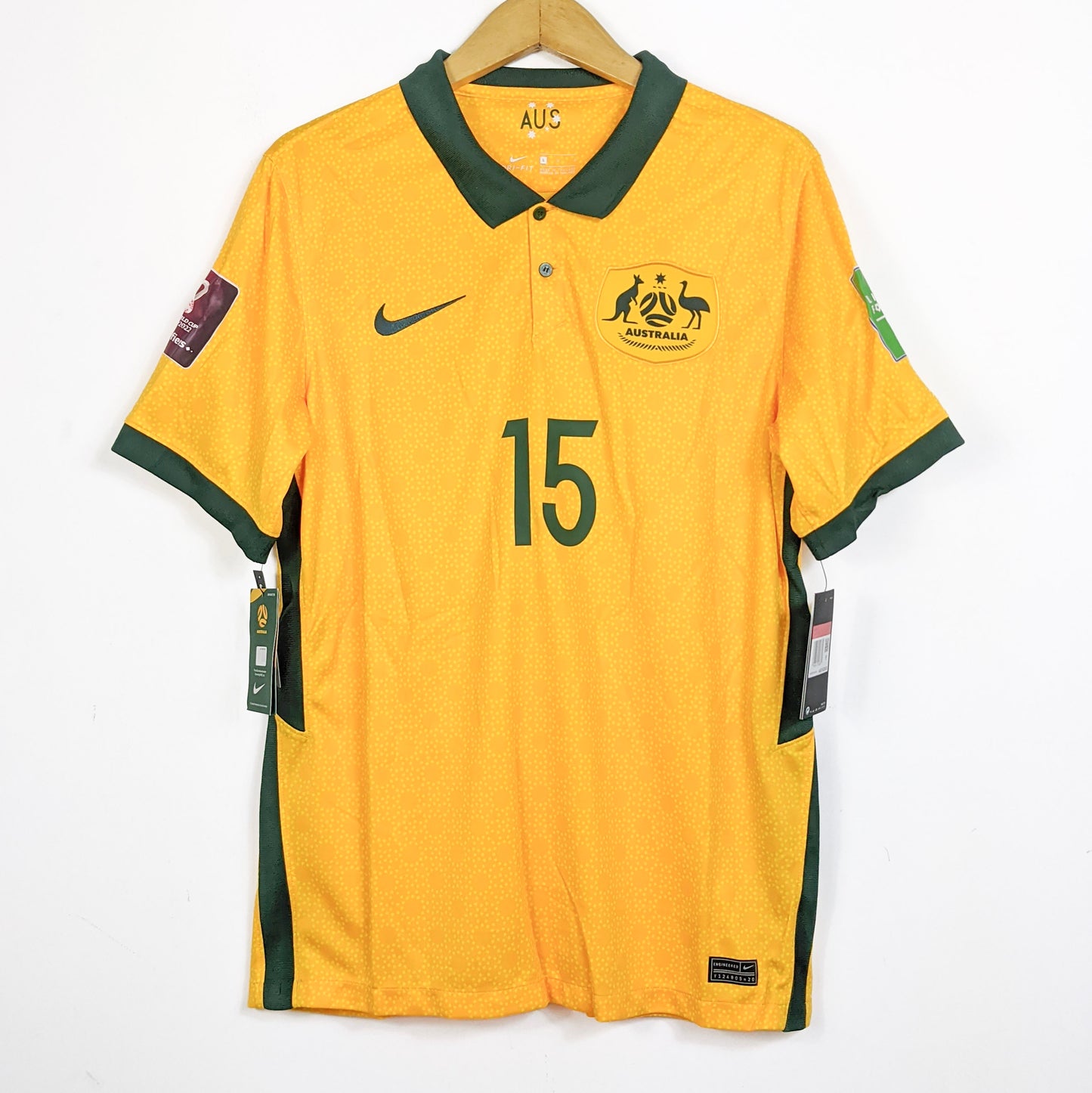 Original Australia 2020/21 Home - Duke #15 Size L (Bnwt)