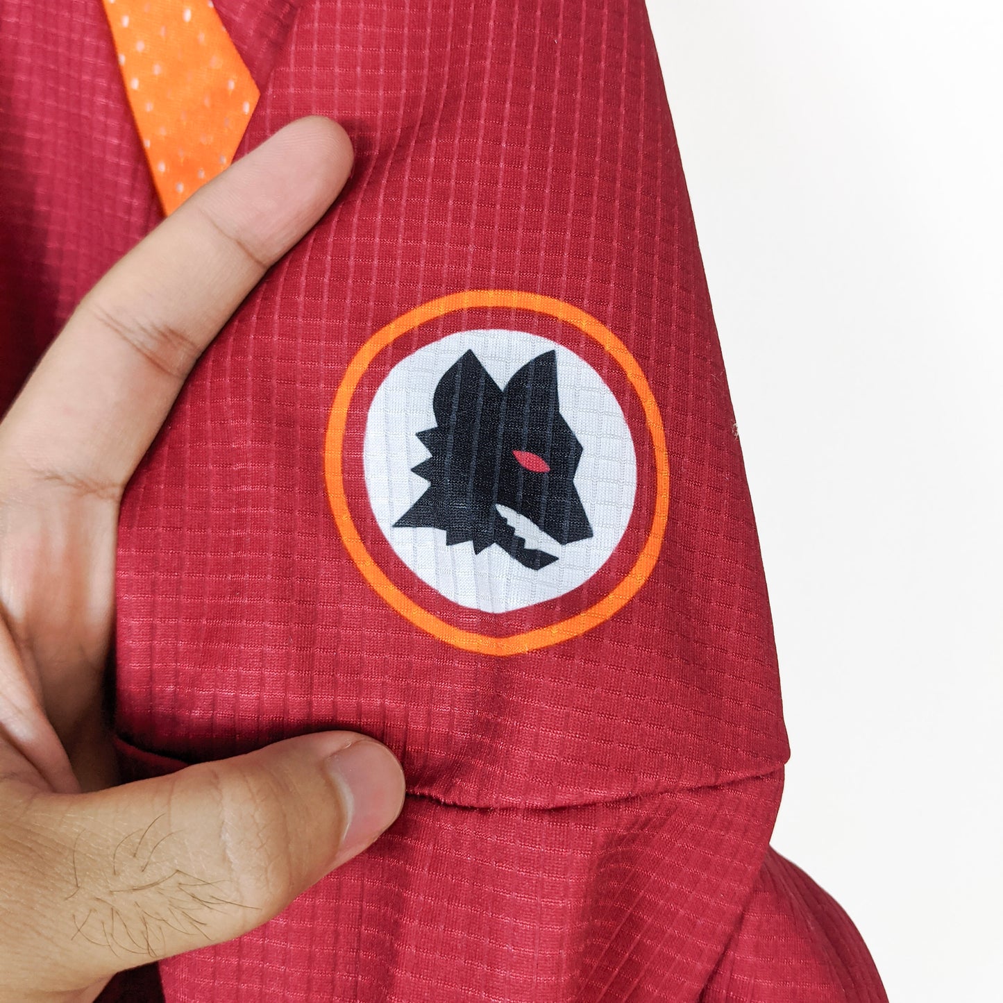 Original AS Roma 1997/98 Home - Totti #10 Size XL (Long Sleeve) (Player Issue)