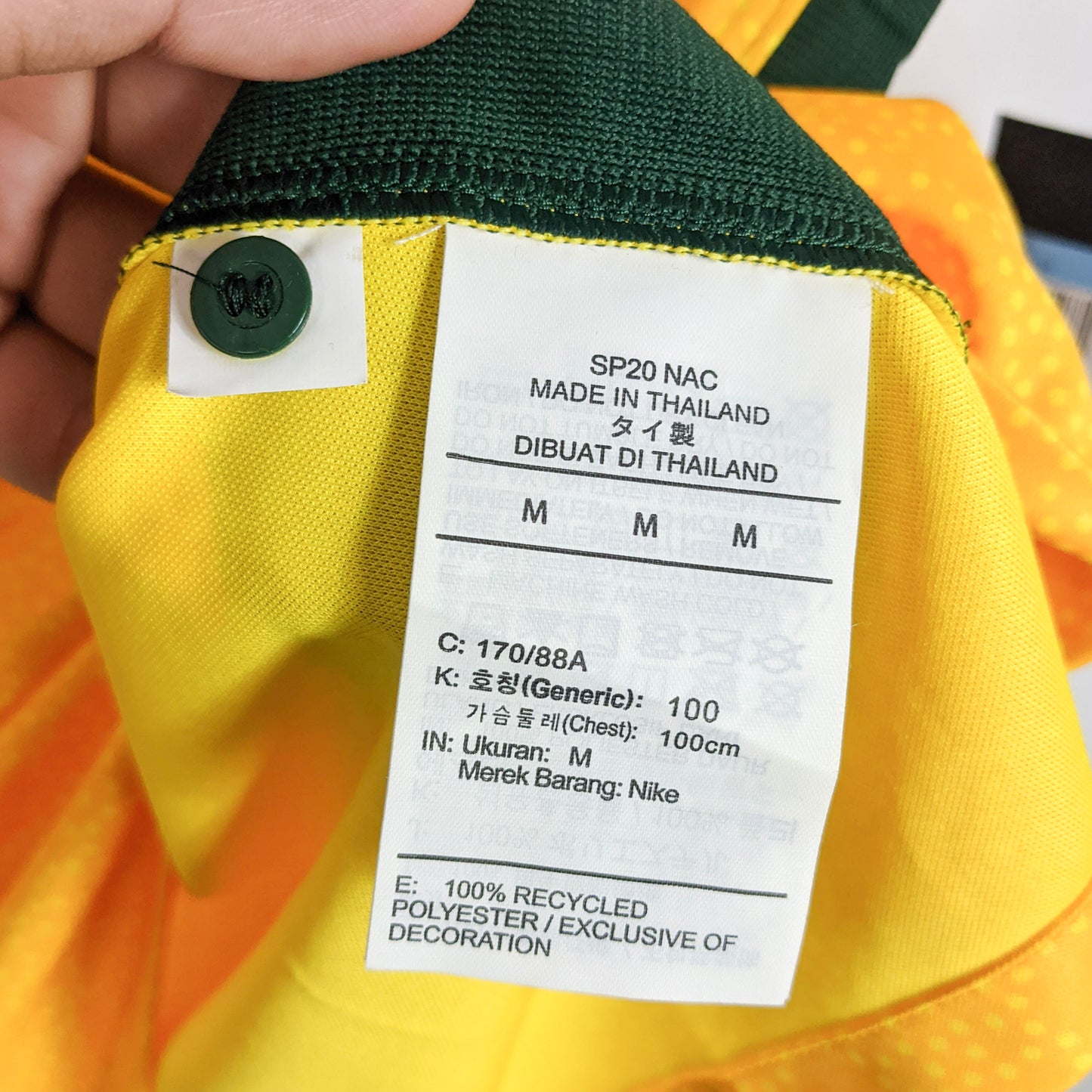 Original Australia 2020/21 Home - Mooy #13 Size M (Bnwt)