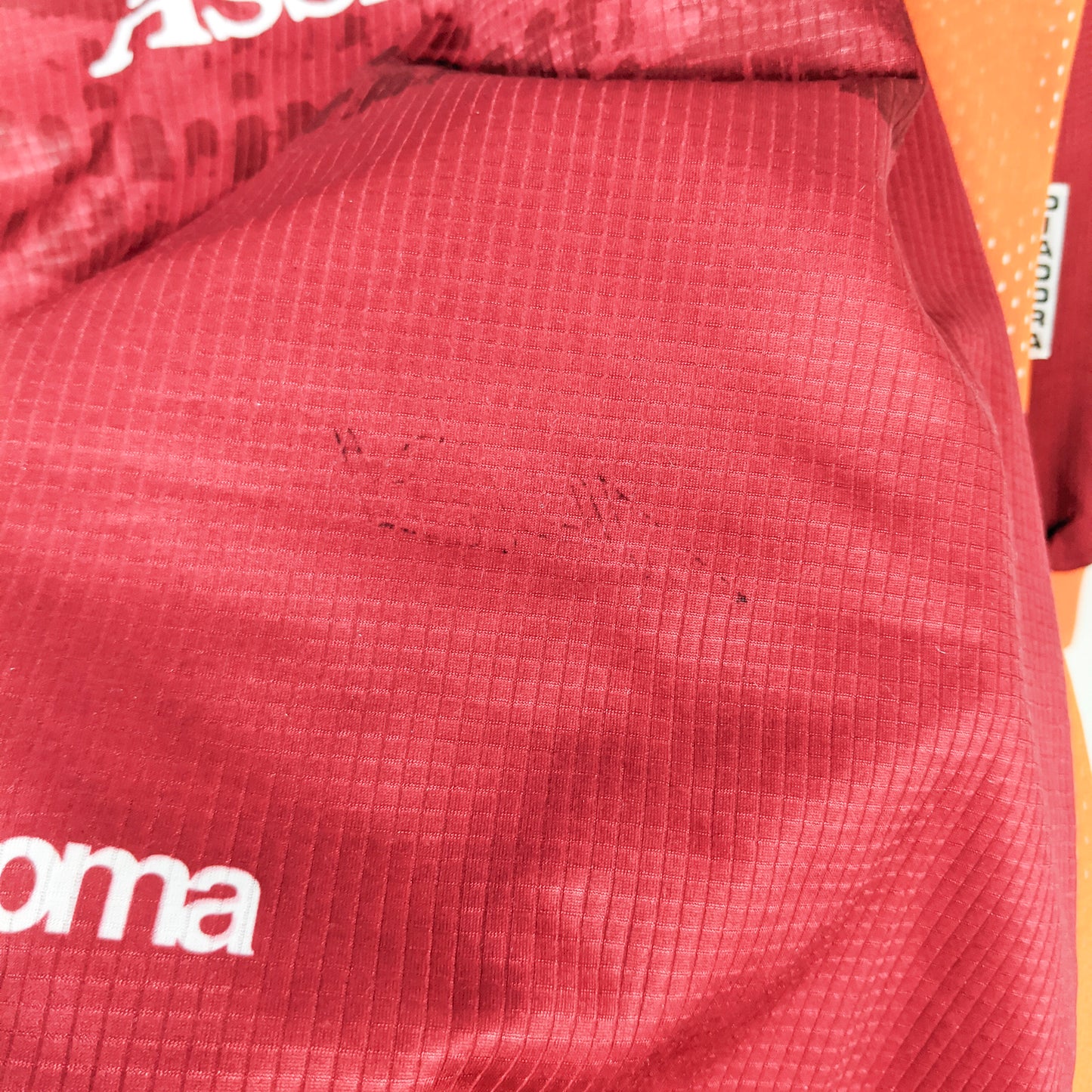 Original AS Roma 1997/98 Home - Totti #10 Size XL (Long Sleeve) (Player Issue)