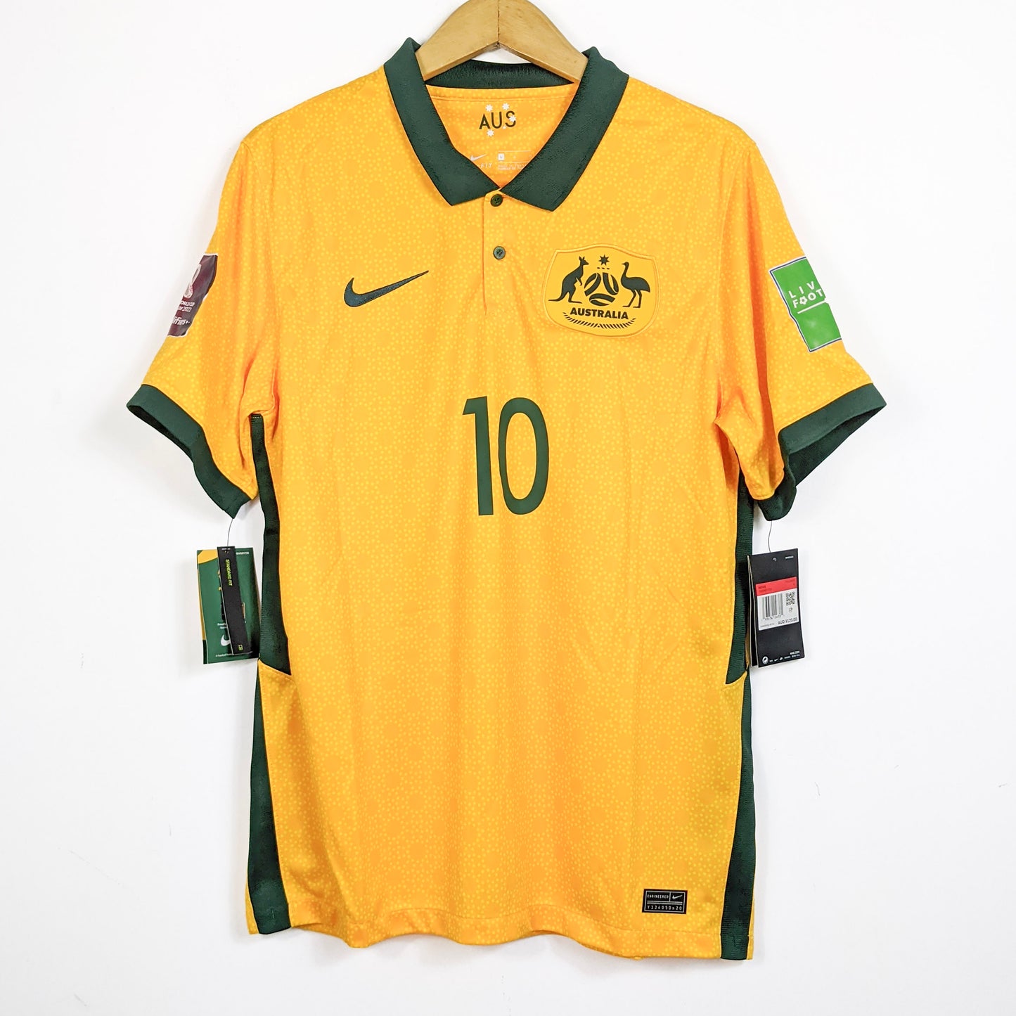 Original Australia 2020/21 Home - Goodwin #10 Size L (Bnwt)