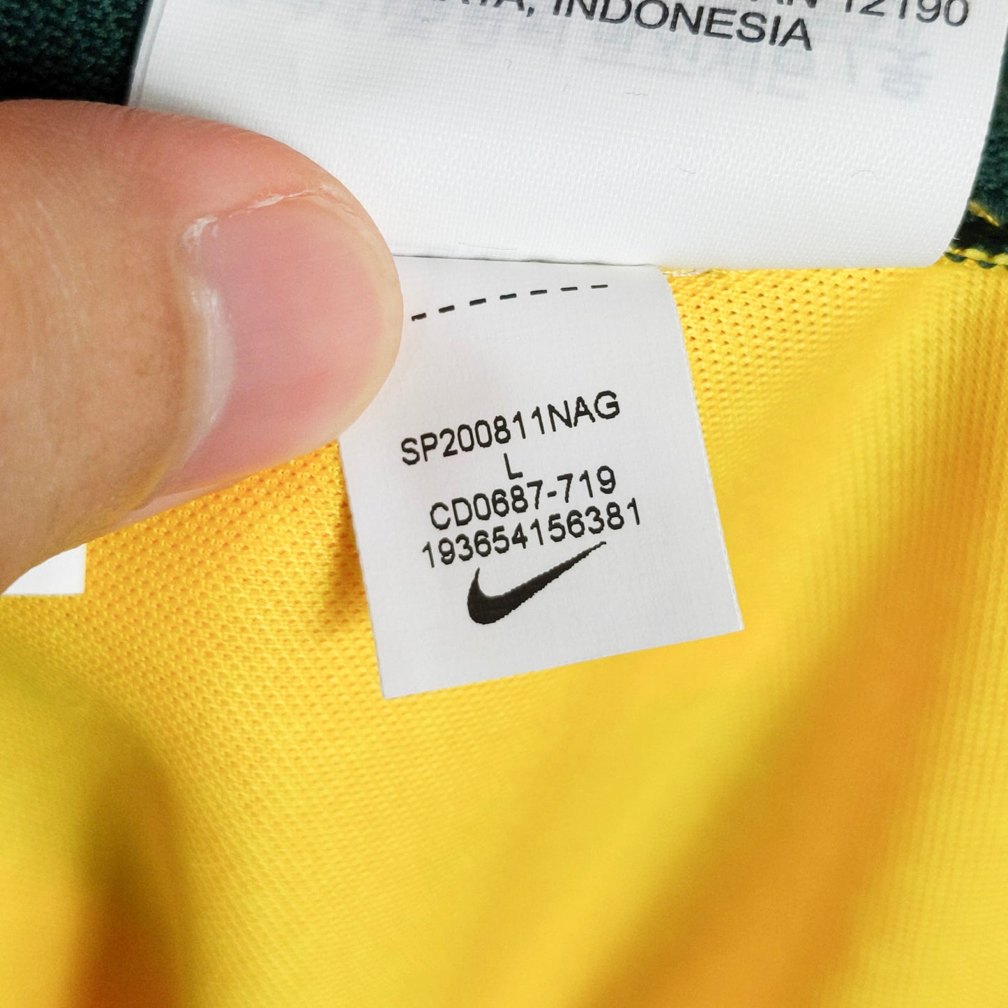 Original Australia 2020/21 Home - Goodwin #10 Size L (Bnwt)