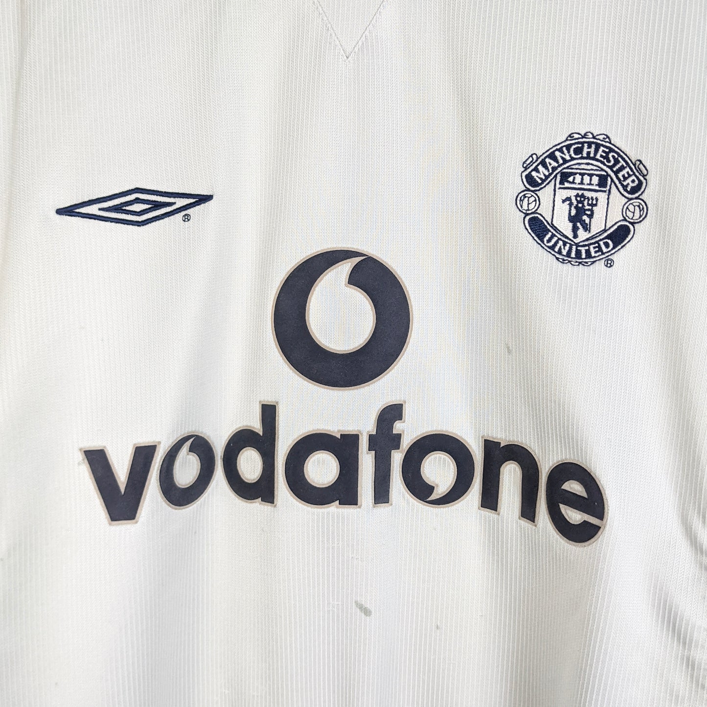 Original Manchester United 2000/01 Away - Beckham #7 Size M (Long Sleeve)