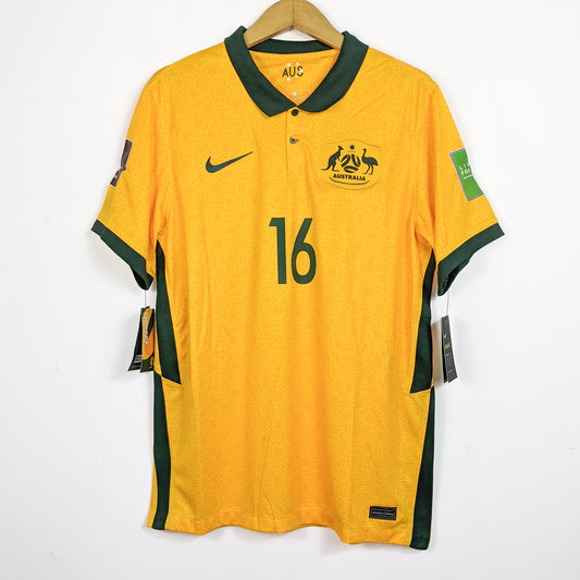 Original Australia 2020/21 Home - Behich #16 Size L (Bnwt)