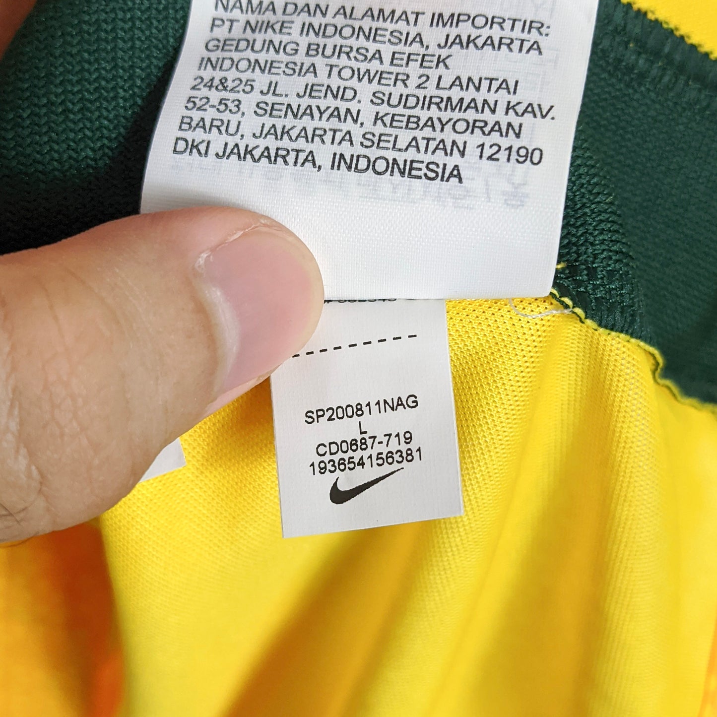 Original Australia 2020/21 Home - Behich #16 Size L (Bnwt)