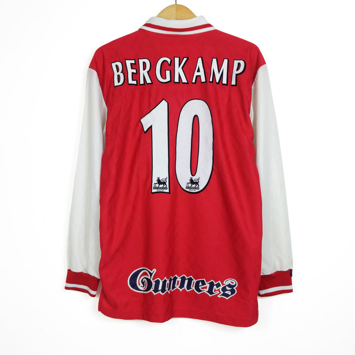 Original Arsenal 1996/98 Home - Dennis Bergkamp #10 Size L (Long Sleeve)