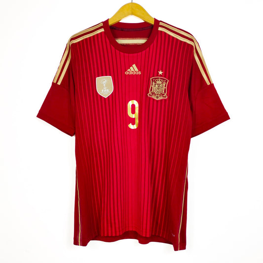 Original Spain 2014/15 Home - Torres #9 Size L
