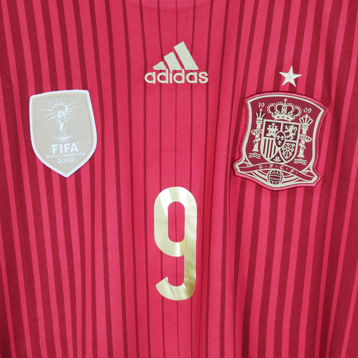 Original Spain 2014/15 Home - Torres #9 Size L