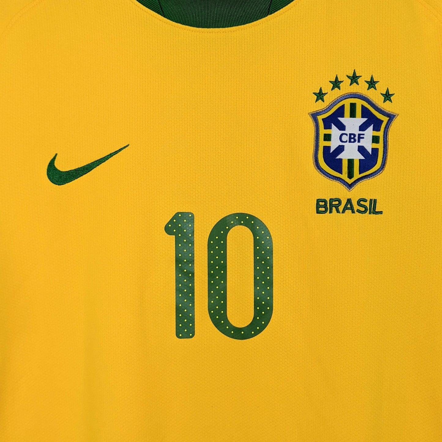 Original Brazil 2010 Home - Kaka #10 Size M