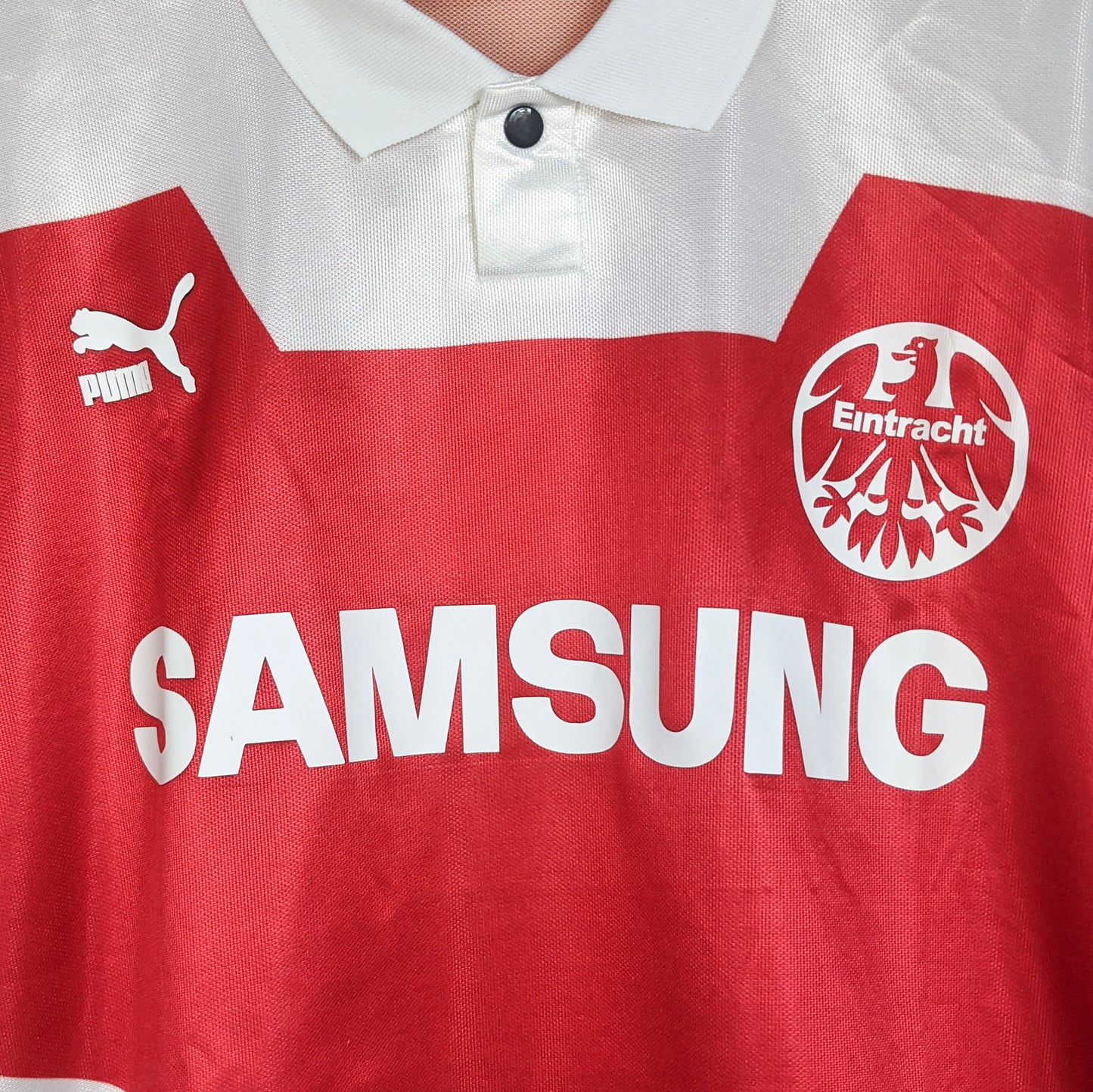 Original Eintracht Frankfurt 1992/93 Fourth - Okocha #7 Size L (Long Sleeve) (Jaspo Template)