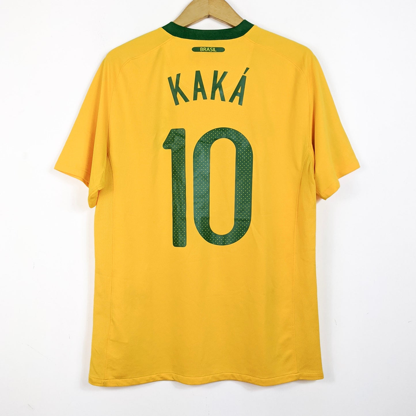 Original Brazil 2010 Home - Kaka #10 Size M