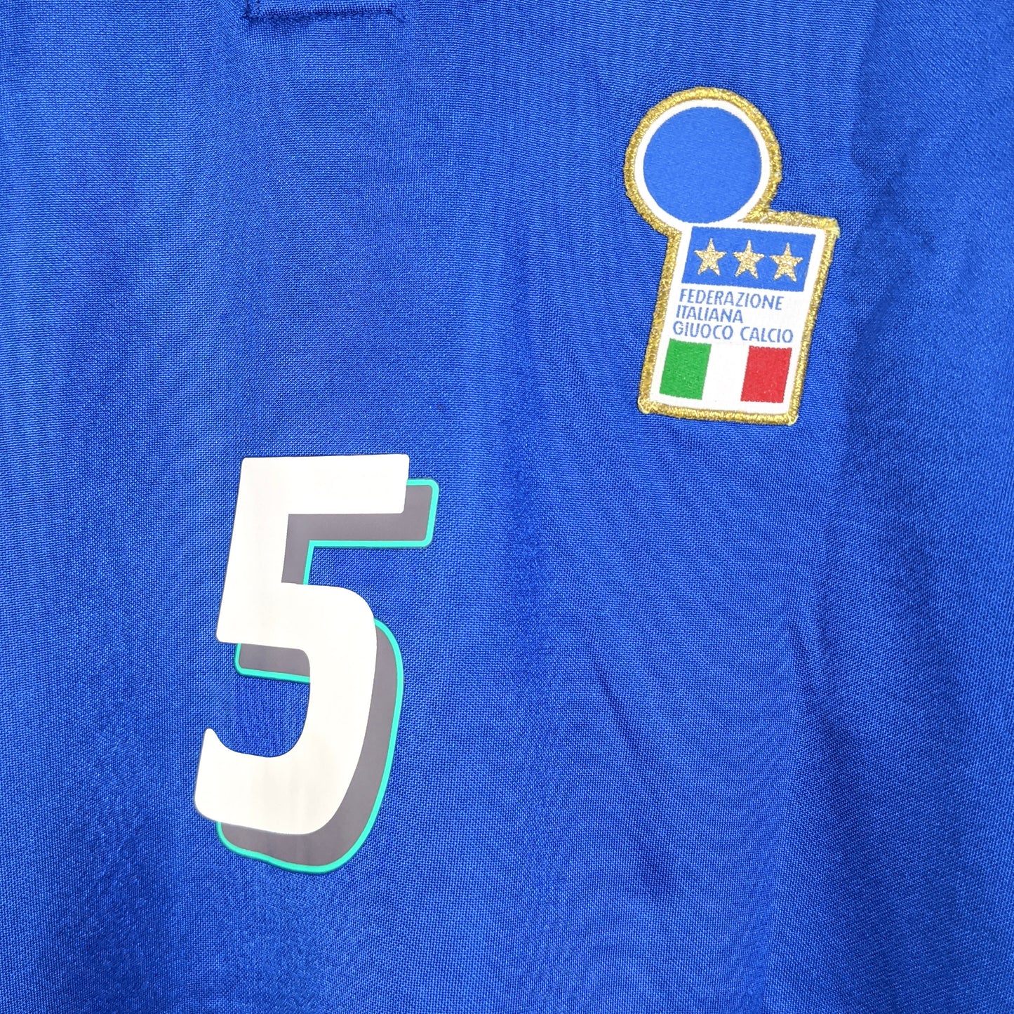 Original Italy 1994/95 Home - Maldini #5 Size fit M (Long Sleeve) (Jaspo)
