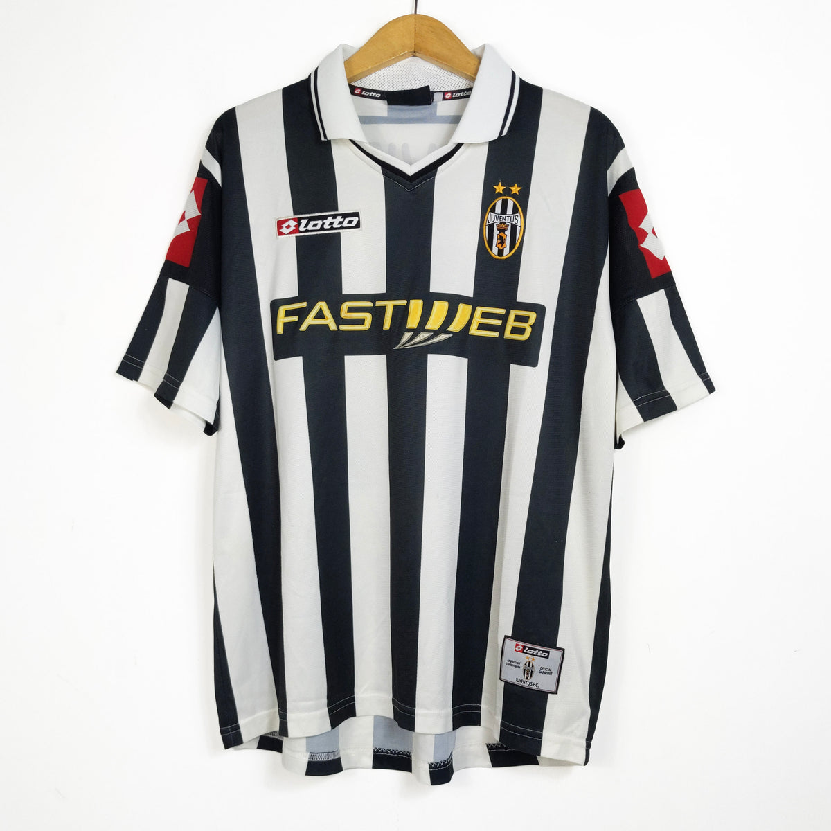 Original Juventus 2001/02 Home - Edgar Davids #26 Size L