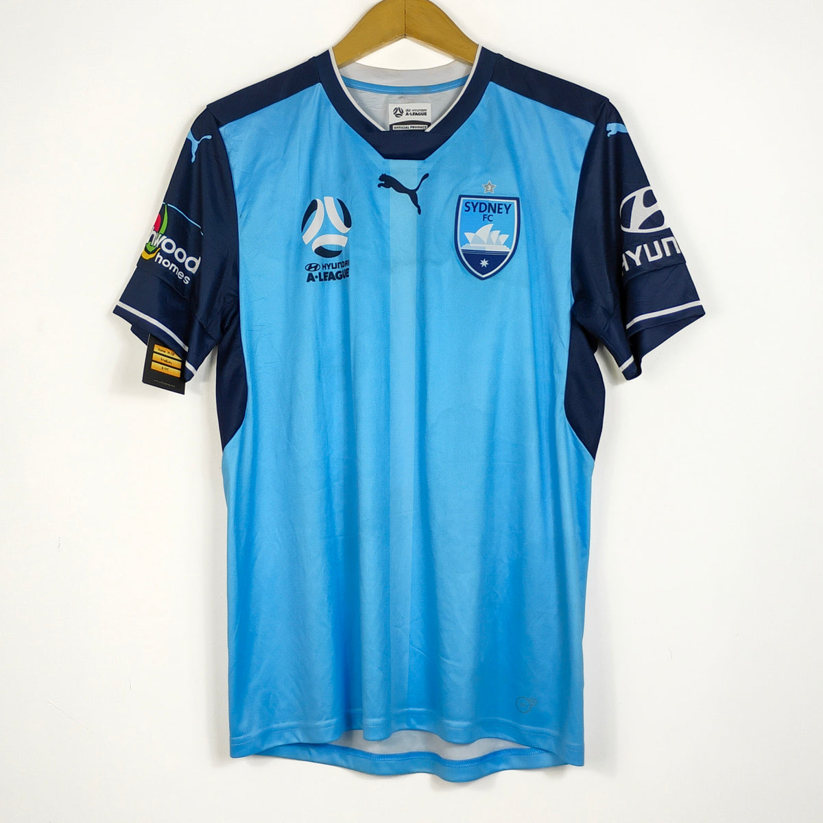 Original Sydney FC 2017/18 Home - Brosque #14 Size M