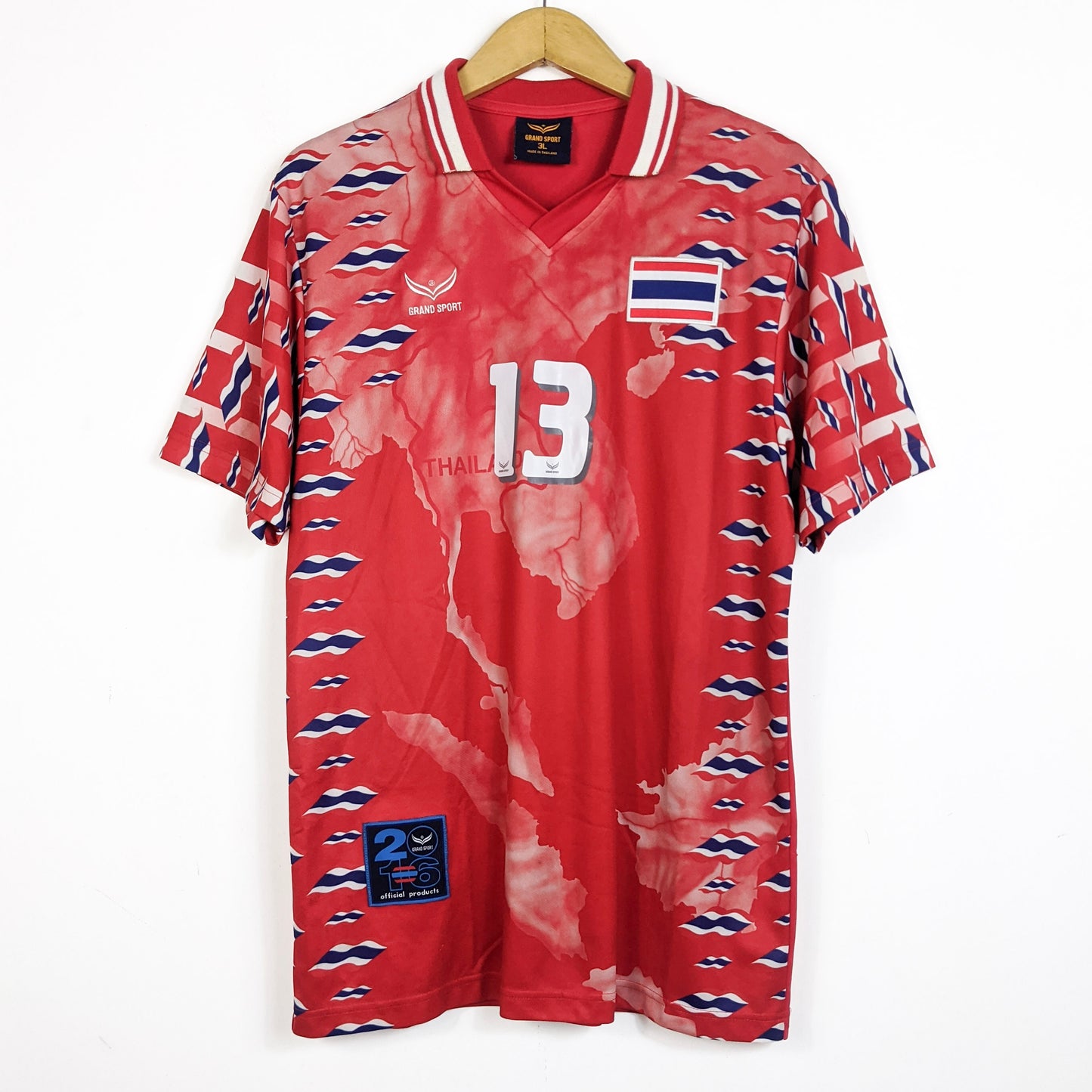 Original Thailand 1997 Away - K.Senamuang #13 Size fit L