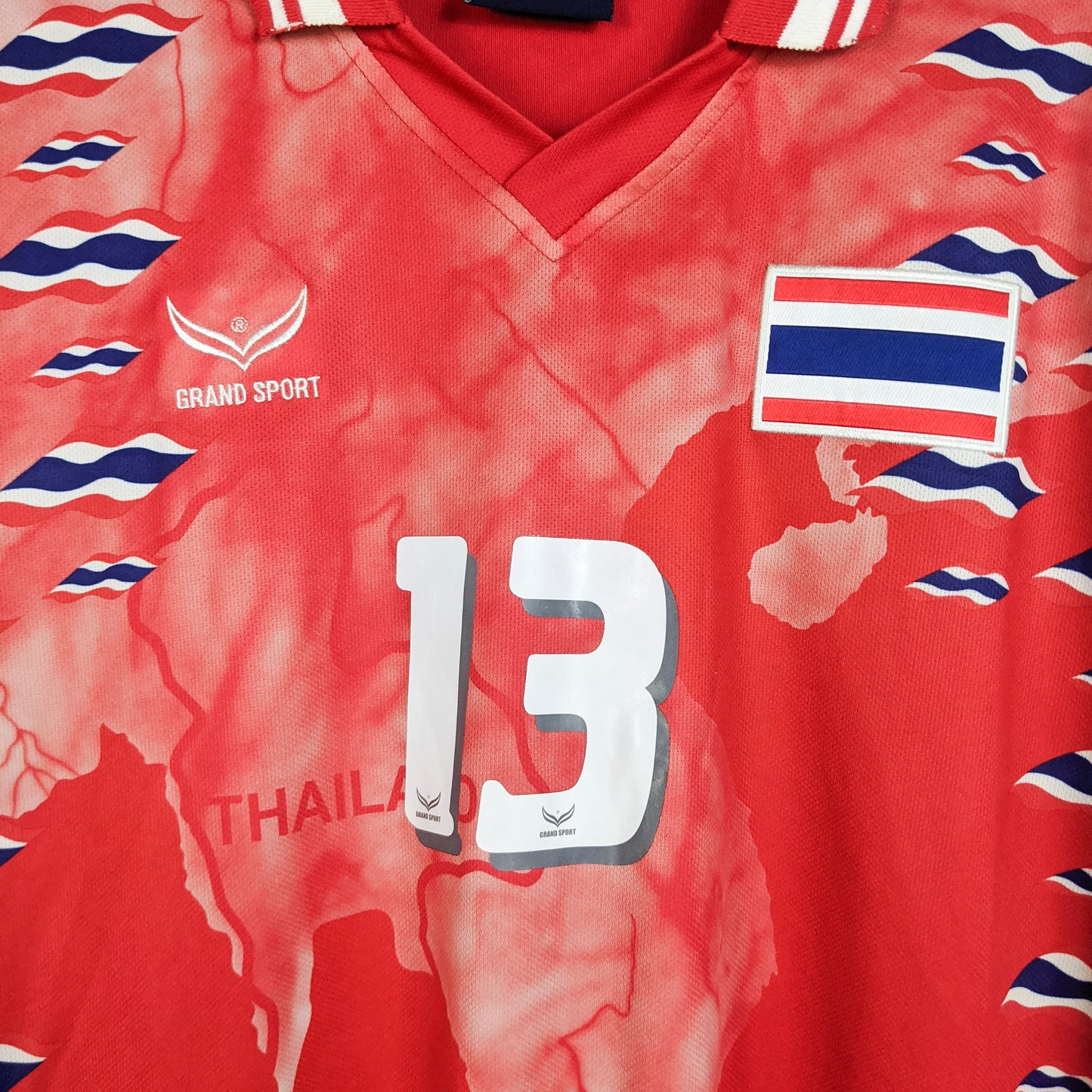 Original Thailand 1997 Away - K.Senamuang #13 Size fit L
