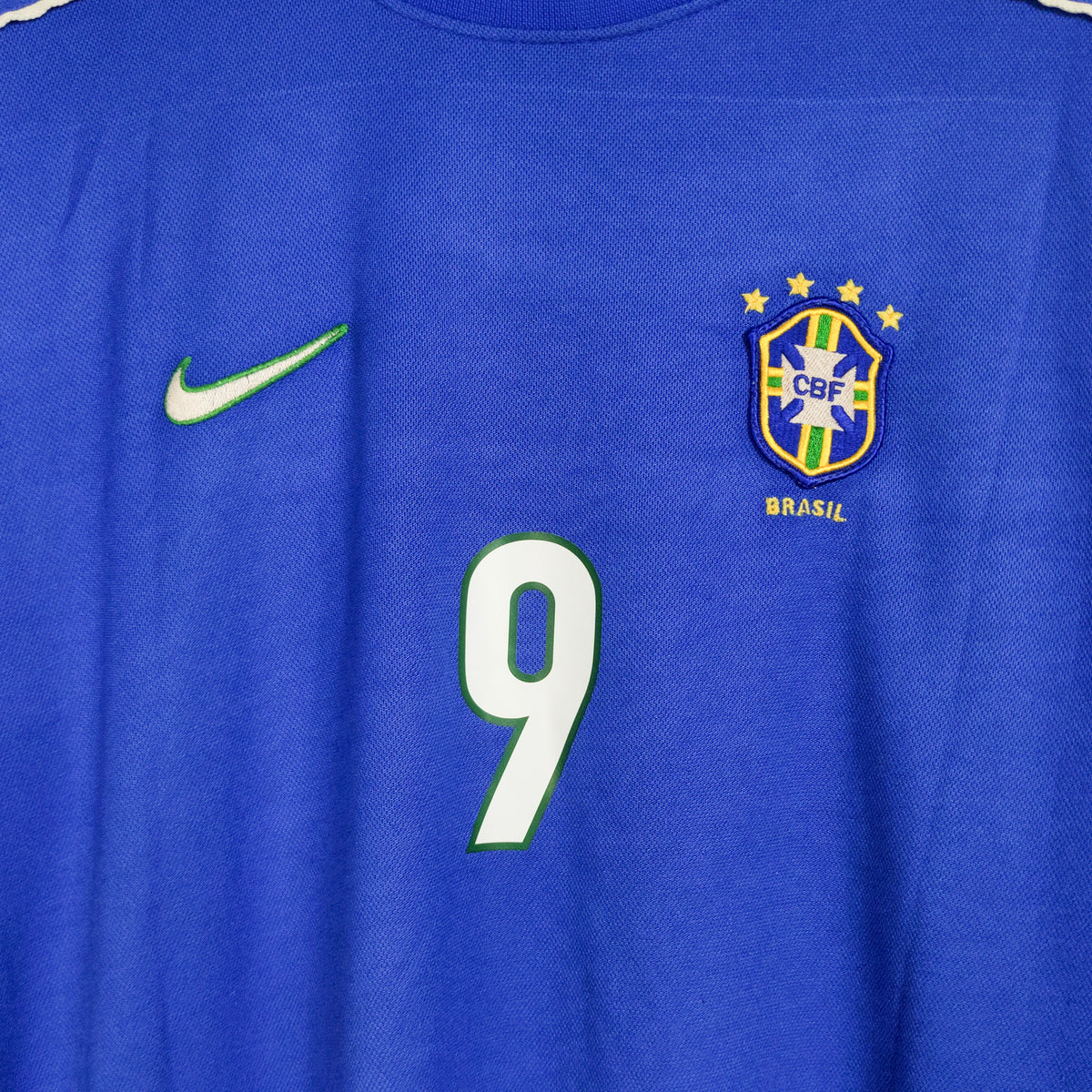 Original Brazil 1998 Away - Ronaldo #9 Size L