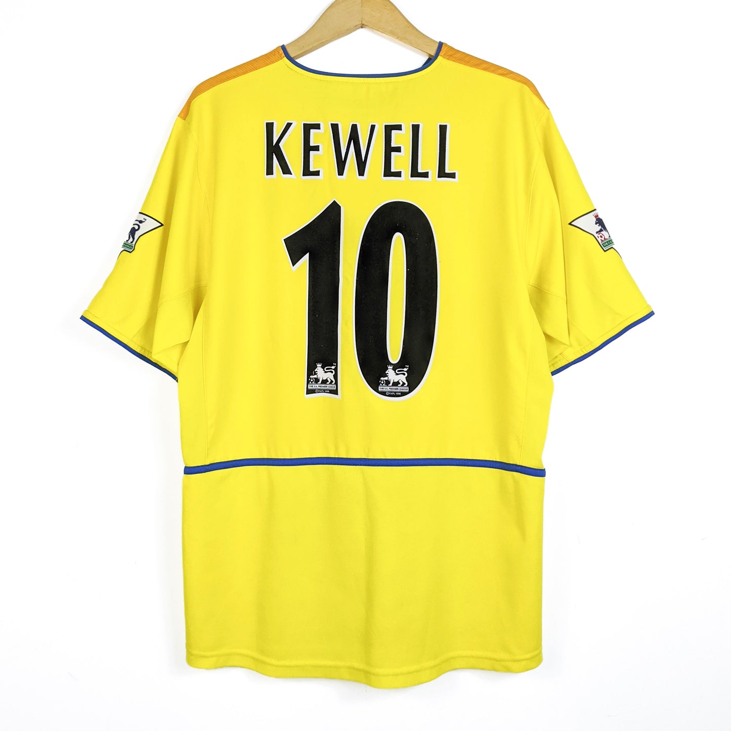 Original Leeds 2002/04 Away - Kewell #10 Size L