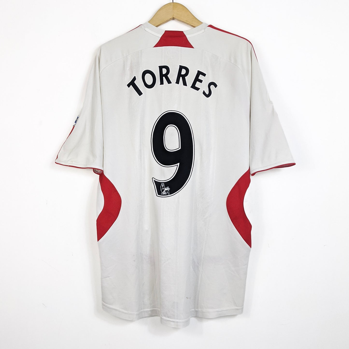 Original Liverpool 2007/08 Away - Torres #9 Size XL