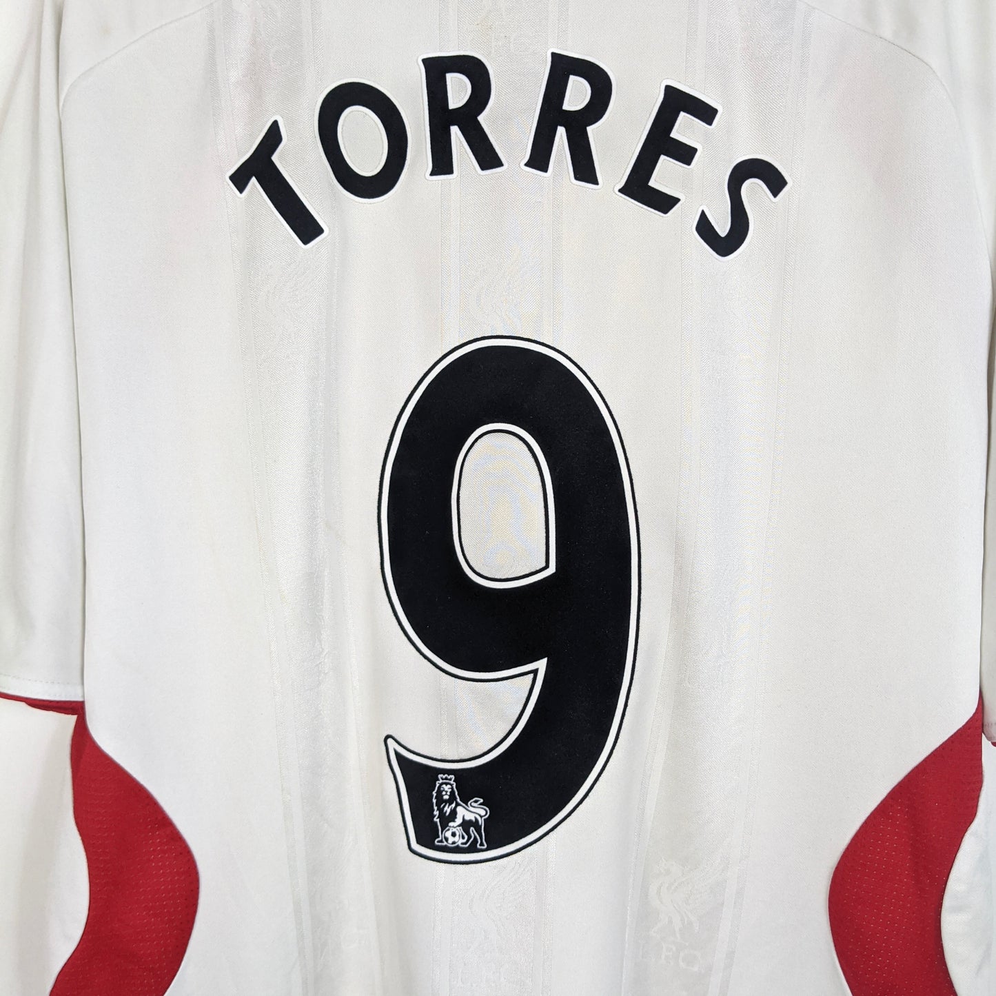 Original Liverpool 2007/08 Away - Torres #9 Size XL
