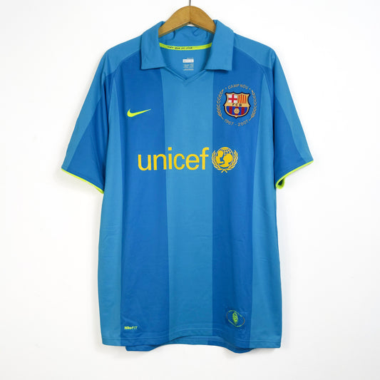 Original Barcelona 2007/08 Away - Ronaldinho #10 Size L
