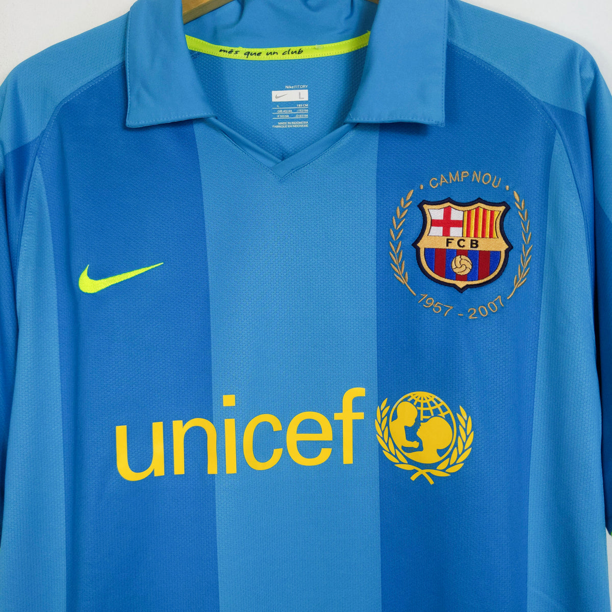 Original Barcelona 2007/08 Away - Ronaldinho #10 Size L