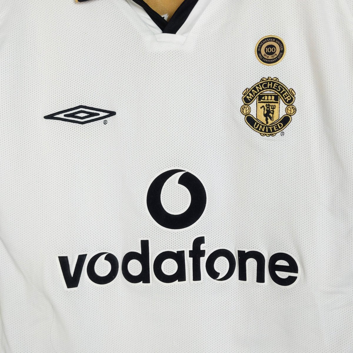 Original Manchester United 2001/02 Centenary - Beckham #7 Size L