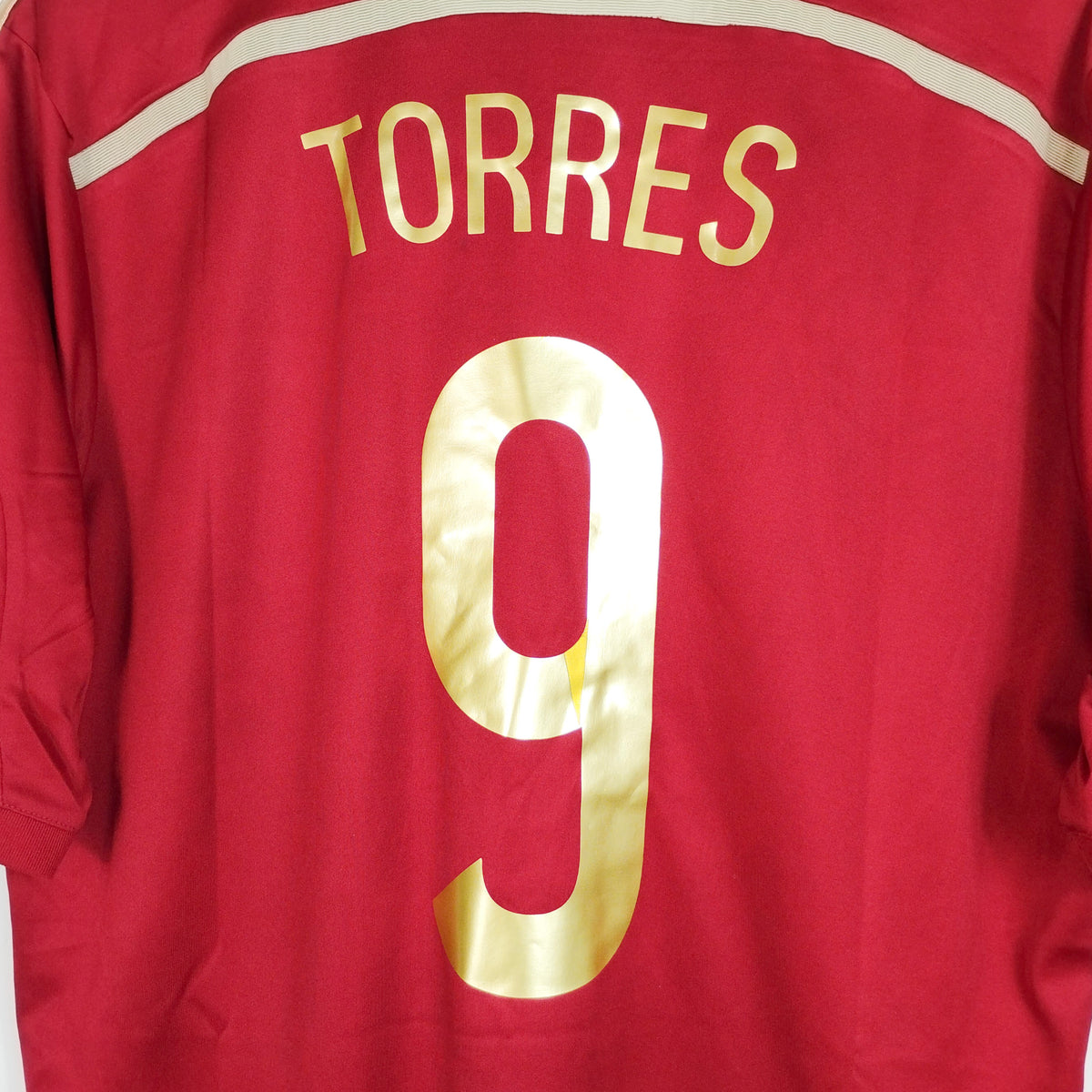 Original Spain 2014/15 Home - Torres #9 Size L