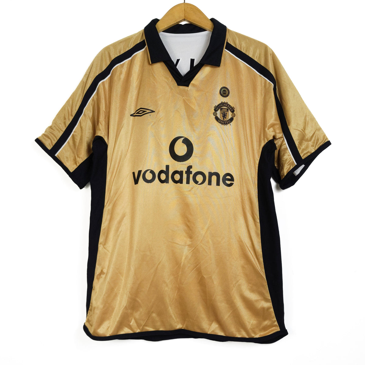 Original Manchester United 2001/02 Centenary - Beckham #7 Size L