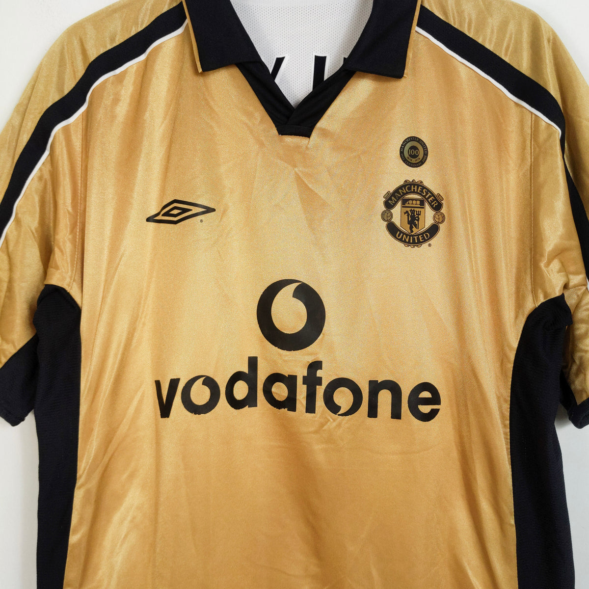 Original Manchester United 2001/02 Centenary - Beckham #7 Size L