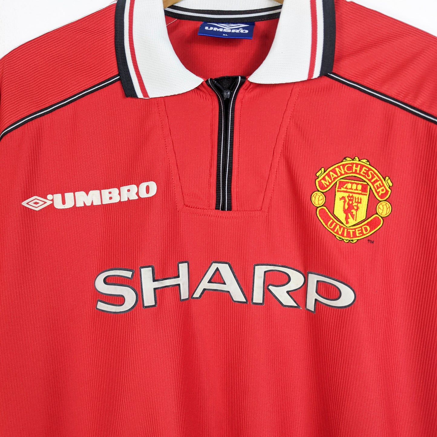 Original Manchester United 1998/00 Home - Beckham #7 Size XL