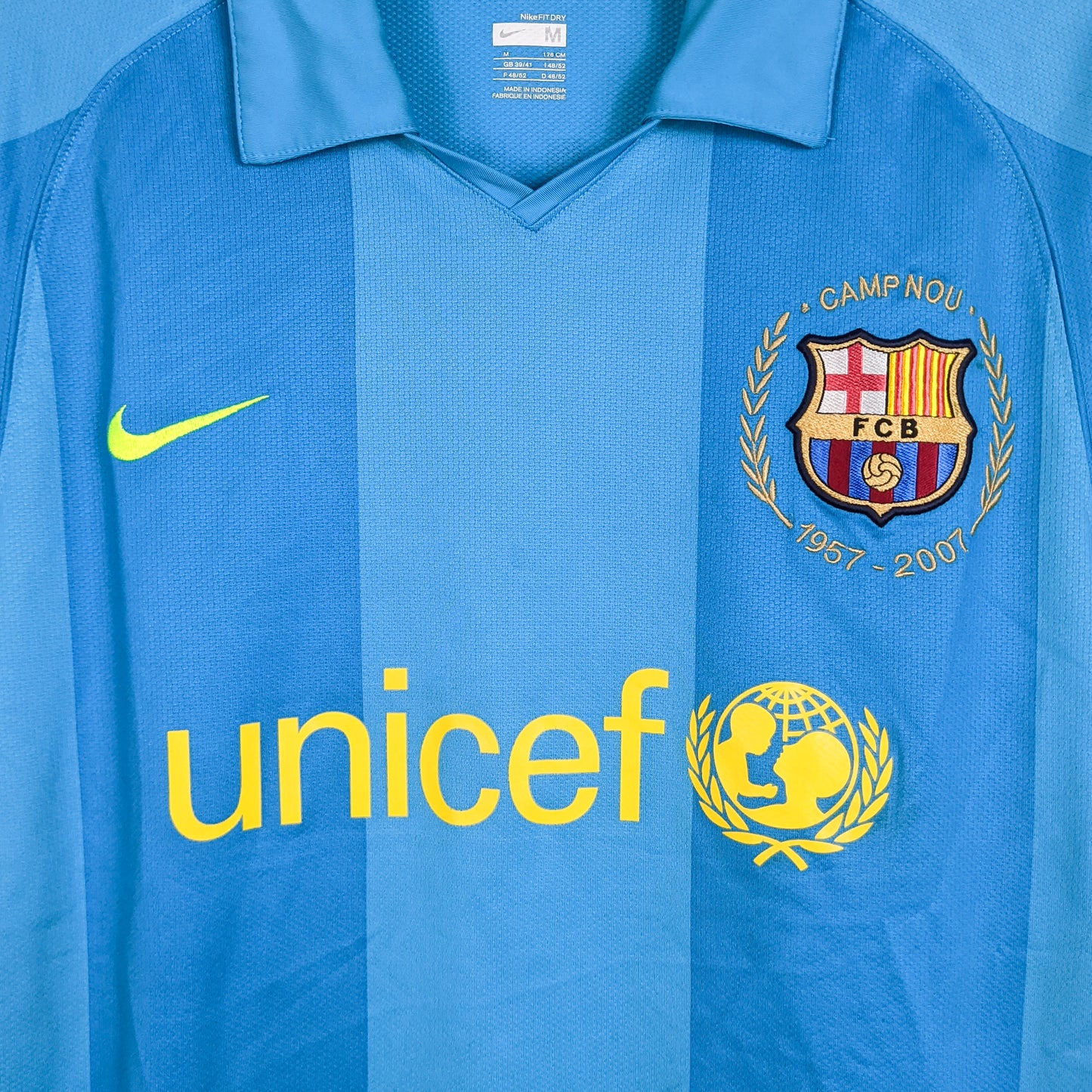 Original Barcelona 2007/08 Away - Ronaldinho #10 Size M
