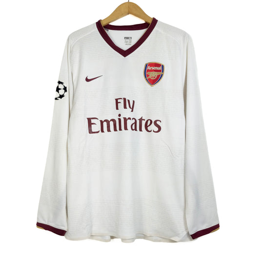 Original Arsenal 2007/08 Away - Fabregas #4 Size XL (Long Sleeve) (Player Issue)